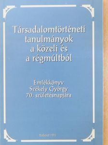 Csűrös Klára - Társadalomtörténeti tanulmányok a közeli és a régmúltból [antikvár]