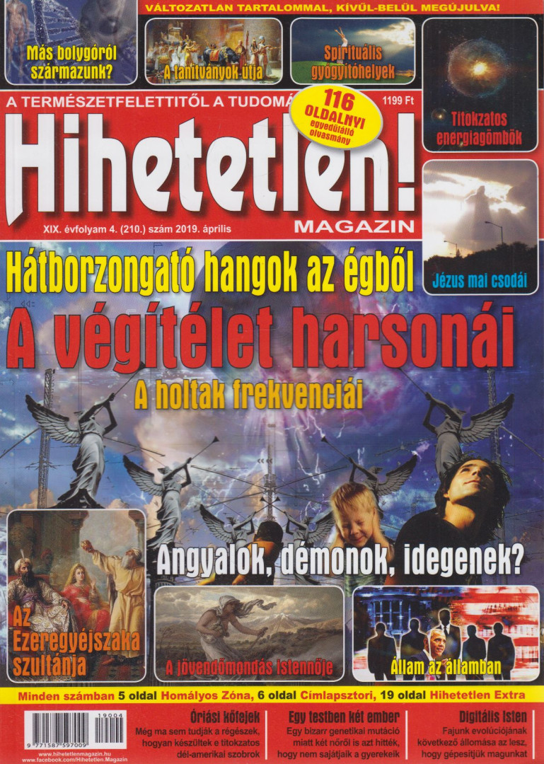 Szűcs Róbert (főszerk.) - Hihetetlen! magazin 2019. április [antikvár]