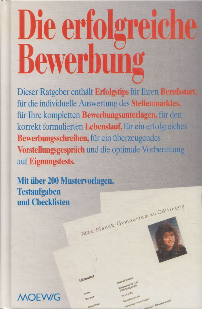 Dr. Dieter P. Farda - Die erfolgreiche Bewerbung [antikvár]