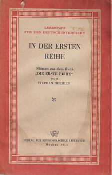 Hermlin, Stephan - In der ersten Reihe [antikvár]