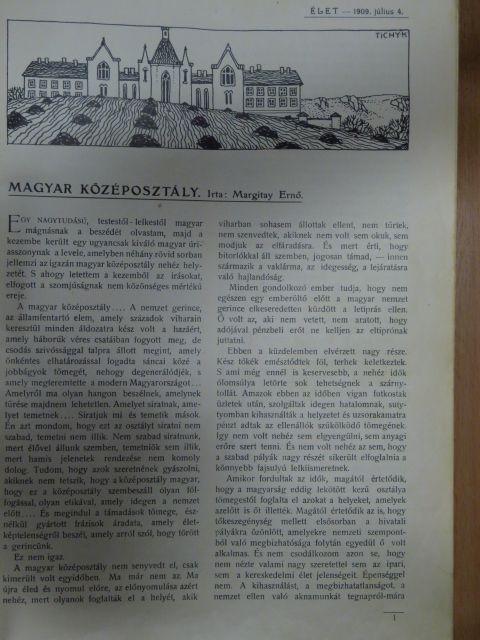 Auer István - Élet 1909. (nem teljes évfolyam) [antikvár]