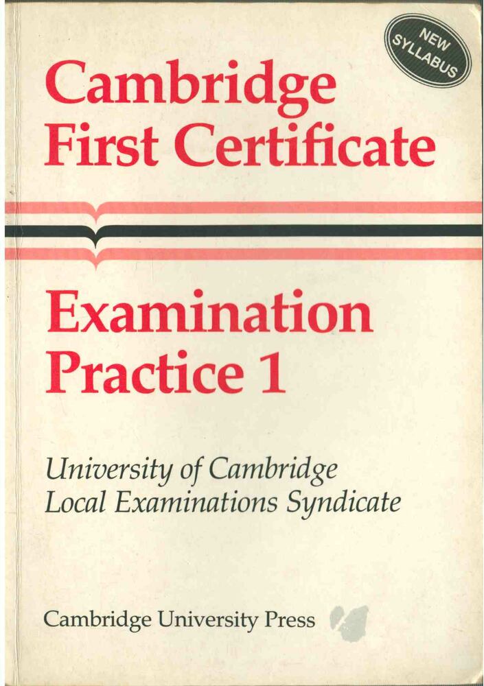 Leo Jones - Cambridge First Certificate Examination Practice 1 [antikvár]