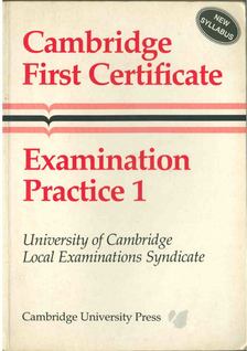 Leo Jones - Cambridge First Certificate Examination Practice 1 [antikvár]