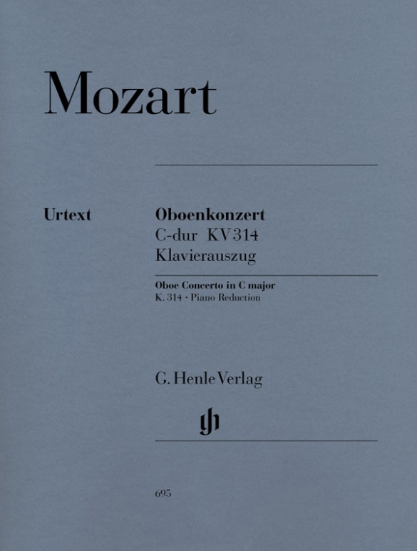 MOZART, W,A, - OBOENKONZERT C-DUR KV 314 KLAVIERAUSZUG URTEXT (GORITZKI/PETRENZ/LEVIN)