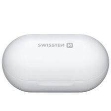 Swissten: Stonebuds TWS bluetooth fülhallgató - fehér