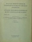 Babos M. - Magyar Nemzeti Múzeum-Természettudományi Múzeum évkönyve 1962. [antikvár]