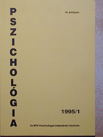 Cseh Katalin - Pszichológia 1995/1. [antikvár]