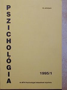 Cseh Katalin - Pszichológia 1995/1. [antikvár]