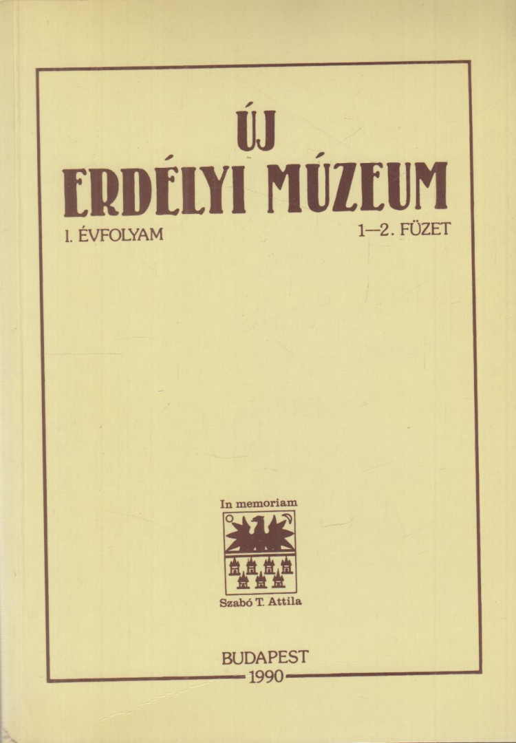 SZABÓ T. ATTILA - Új erdélyi múzeum 90/1-2. (dedikált) [antikvár]