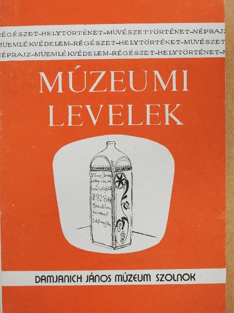 Bagi Gábor - Múzeumi levelek 71-72. [antikvár]