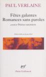 VERLAINE, PAUL - Fetes galantes – Romances sans paroles [antikvár]