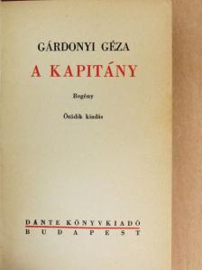 Gárdonyi Géza - A kapitány [antikvár]