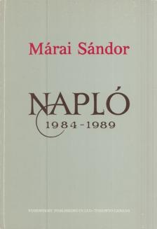 Márai Sándor - Napló 1984-1989 [antikvár]