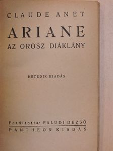 Claude Anet - Ariane [antikvár]