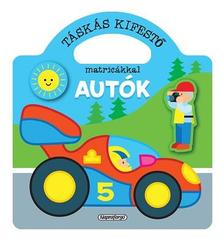 - - Táskás kifestő matricákkal - Autók