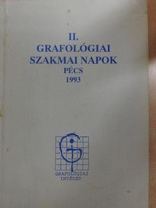 II. grafológiai szakmai napok [antikvár]