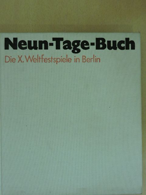 Gisela Steineckert - Neun-Tage-Buch [antikvár]