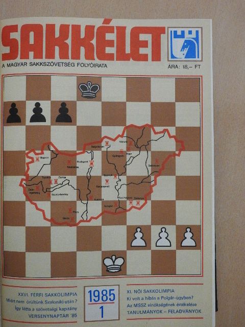 Adorján András - Sakkélet 1985-86. január-december [antikvár]