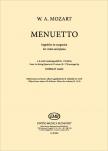 MOZART, W,A, - MENUETTO HEGEDŰRE ÉS ZONGORÁRA - D-MOLL VONÓSNÉGYESBŐL (K.173) ÁTÍRTA DOBSZAY LÁSZLÓ