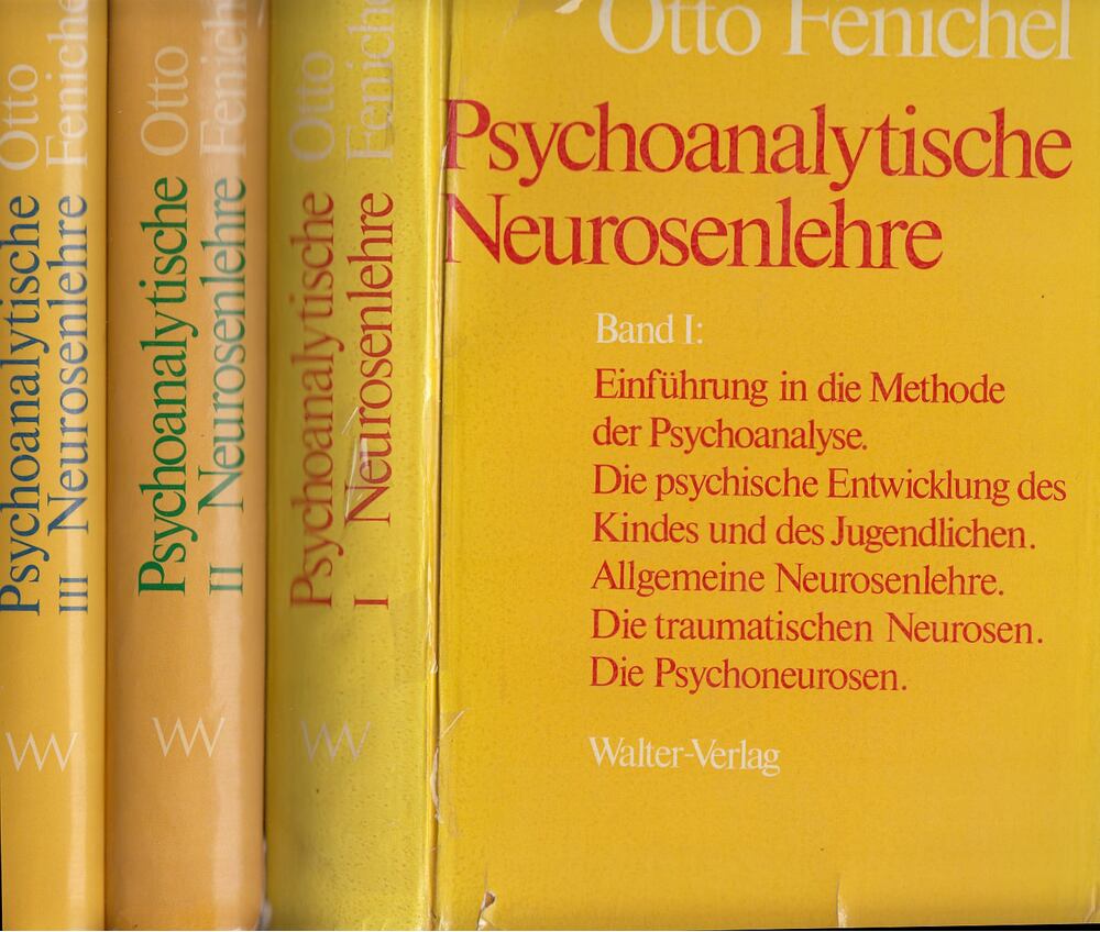 Otto Fenichel - Psychoanalytische Neurosenlehre Band I-III [antikvár]