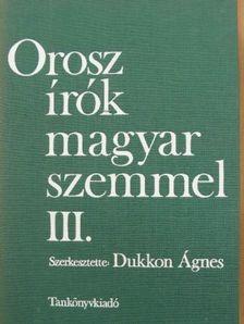 D. Zöldhelyi Zsuzsa - Orosz írók magyar szemmel III. (töredék) [antikvár]
