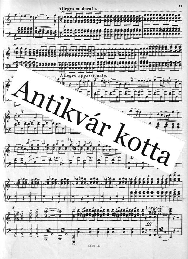 STRAUSS,RICHARD - FÜNF KLEINE LIEDER NACH.GED.HEINE OP.69 NO.5.SCHLECHTES WETTER. ORIGINALAUSG. FÜR HOHE ST. ANTIKVÁR