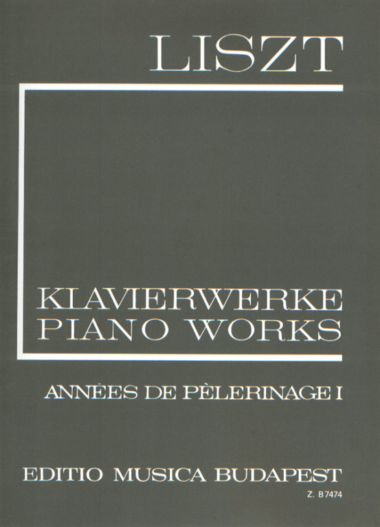 LISZT - LISZT ÖSSZKIADÁS I/6 ANNÉES DE PÉLÉRINAGE BAND 1.