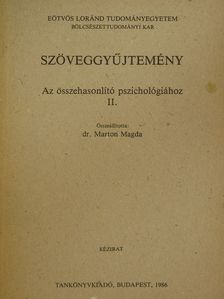 Bizzi - Szöveggyűjtemény az összehasonlító pszichológiához II. [antikvár]