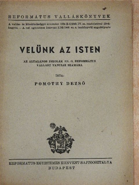 Pomothy Dezső - Velünk az Isten [antikvár]
