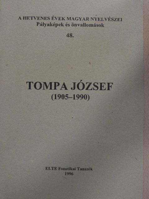 Tompa József [antikvár]