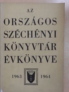 Babiczky Béla - Az Országos Széchényi Könyvtár Évkönyve 1963-1964 [antikvár]