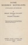 Helen Thomas Follett, Wilson Follett - Some Modern Novelists [antikvár]