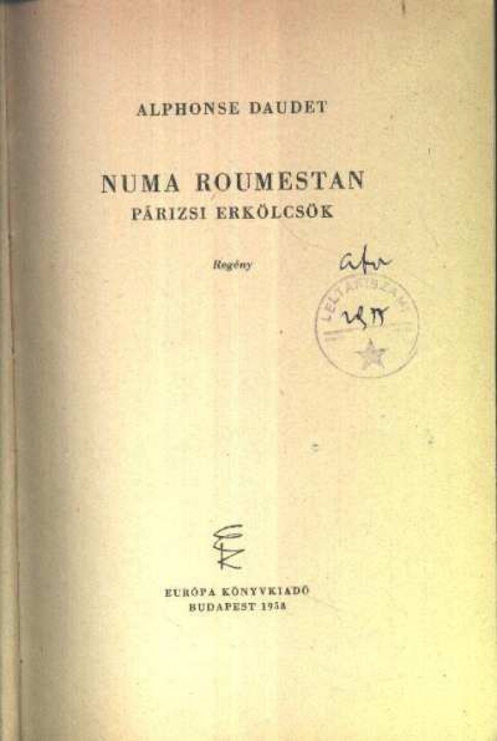 Daudet, Alphonse - Numa Roumestan [antikvár]
