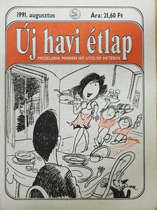 Új havi étlap 1991. augusztus [antikvár]