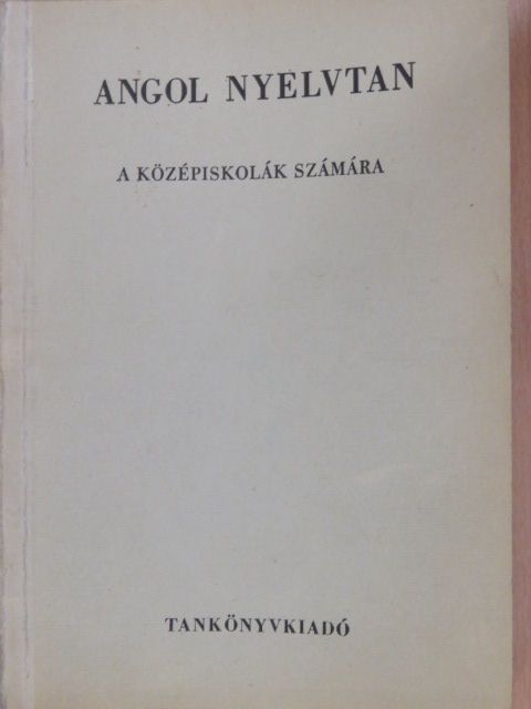 Dr. Budai László - Angol nyelvtan [antikvár]