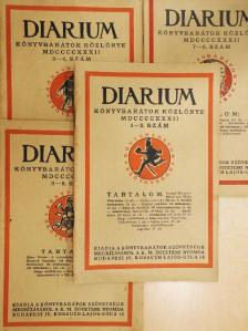 Czakó Elemér - Diarium 1932/1-8. [antikvár]