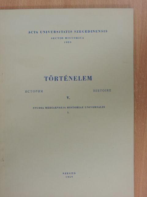 Történelem V. [antikvár]