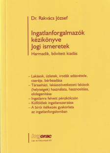 Dr. Rakvács József - Az ingatlanforgalmazók kézikönyve [antikvár]