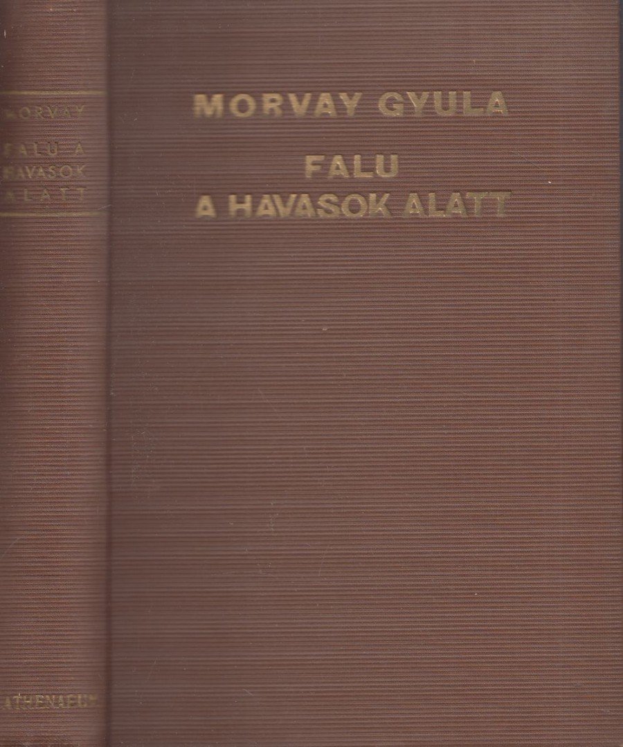 MORVAY GYULA - Falu a havasok alatt [antikvár]