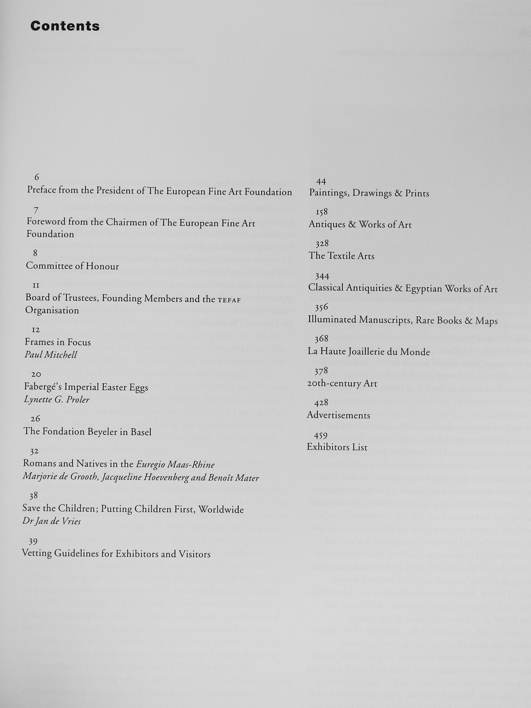 Lynette G. Proler - TEFAF Maastricht 1998 [antikvár]