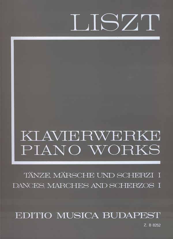 LISZT - LISZT ÖSSZKIADÁS I/13 TAENZE, MAERSCHE UND SCHERZI I FÜR KLAVIER