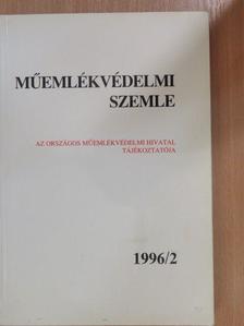 Dercsényi Balázs - Műemlékvédelmi szemle 1996/2. [antikvár]