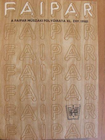 Faipar 1990. január-december [antikvár]