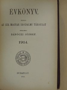 Izraelita Magyar Irodalmi Társulat Évkönyv 1914. [antikvár]