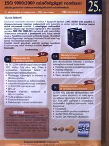 ISO 9000:2000 minőségügyi rendszer 2005. november [antikvár]