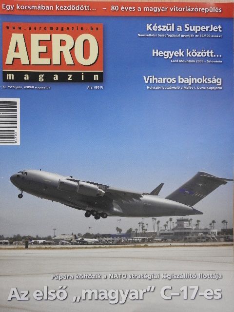 Aero Magazin 2009. augusztus [antikvár]