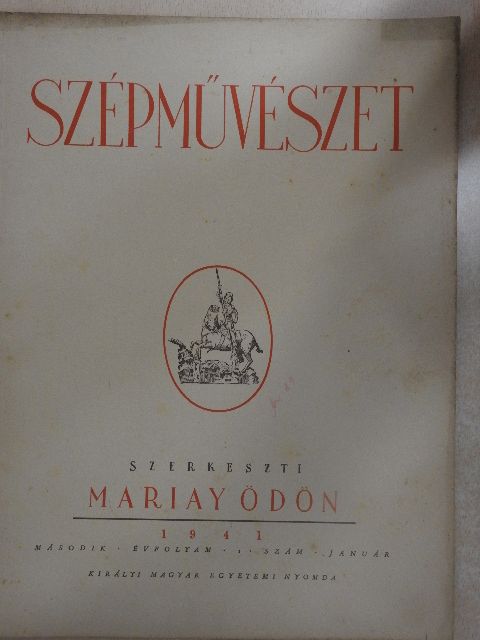 Balás-Piri László - Szépművészet 1941. január [antikvár]