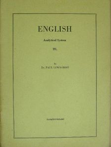 Dr. Bíró Lajos Pál - English III. [antikvár]