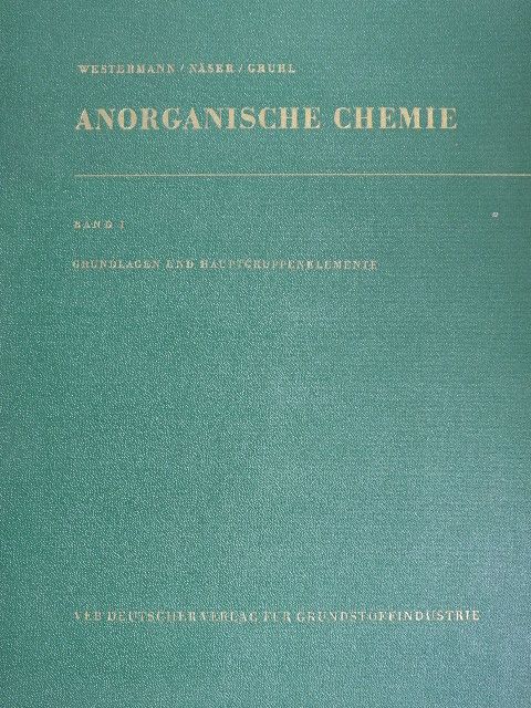 Karl-Heinz Gruhl - Anorganische Chemie I. [antikvár]