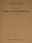 Földényi László - Dráma- és színjátékesztétika I-II. [antikvár]